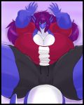 amelia big_breasts boosterpang boosterpang_(artist) breasts breasts_bigger_than_head dragon female furry huge_ass huge_breasts original purple_hair scalie solo tail thick_thighs voluptuous wide_hips