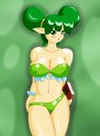  bikini breasts farore green_hair oracle_of_ages oracle_of_seasons speeds speeds_(artist) the_legend_of_zelda 