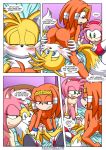 2girls amy_rose anus bbmbbf comic furry group_sex miles_&quot;tails&quot;_prower mobius_unleashed multiple_girls multiple_tails nipples palcomix penis pussy sega sonic_(series) sonic_project_xxx_3 sonic_the_hedgehog_(series) tail testicles text tikal_the_echidna 