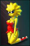  breasts innocenttazlet lisa_simpson pussy the_simpsons yellow_skin 