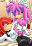  archie_comics bbmbbf echidna female hedgehog hetero julie-su knuckles_the_echidna male mobian mobius_unleashed palcomix penetration penis pussy red riding sega sonic_(series) sonic_the_hedgehog_(series) suit vaginal vaginal_penetration 