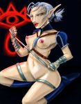  breasts evanight impa nintendo nipples nude ocarina_of_time pointy_ears red_eyes silver_hair the_legend_of_zelda 