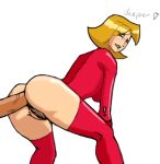 anal ass bennemonte blonde bottomless clover_(totally_spies) doggy_position erection from_behind hairless_pussy penis pussy sex solo_focus totally_spies uncensored