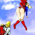  ass dc embarrassing hairless_pussy hentaiying power_girl pussy supergirl 