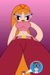  1boy 1girl aged_up artist_request blossom_(ppg) cartoon_network crossover dexter dexter&#039;s_laboratory female low-angle_view male powerpuff_girls tagme 