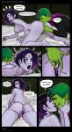  beast_boy clothed_male_nude_female comic dat_ass dc_comics fingering fingers_in_pussy garfield_logan massage_for_raven nipples nude olena_minko pussy pussy_juice rachel_roth raven_(dc) teen_titans 