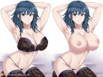 1girl 1girl 1girl ass big_ass big_breasts big_breasts breasts clothed_female color female_focus female_only fire_emblem fire_emblem:_three_houses high_res hilda_valentine_goneril huge_ass long_hair minidress panties pantyshot pantyshot_(standing) patreon patreon_paid patreon_reward revolverwingstudios short_dress solo_female solo_focus stockings tagme teen upskirt video_game_character video_game_franchise white_panties