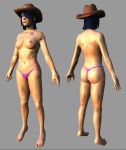  breasts cowgirl duke_nukem_(series) female topless video_game 