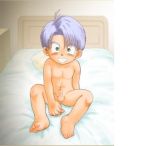 dragon_ball dragon_ball_z male_only mitsui_jun solo_male trunks_briefs yaoi young younger_male