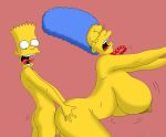  animated bart_simpson gif marge_simpson mother_and_son the_simpsons yellow_skin 