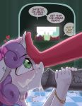  &lt;3 1_boy 1boy 3_girls 3girls absurd_res anthro apple_bloom apple_bloom_(mlp) big_macintosh big_macintosh_(mlp) blush bodily_fluids bracelets cum cum_in_mouth cum_inside dialogue english_text equid equine equine_penis fearingfun female friendship_is_magic furry genital_fluids green_eyes handjob high_res horn horsecock indoors male male/female mammal my_little_pony oral oral_sex penile scootaloo scootaloo_(mlp) sex sweetie_belle sweetie_belle_(mlp) television text unicorn 