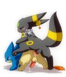  anal anus cum gay male male_only penis pokemon quilava tail testicles umbreon 