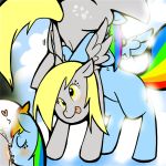  derpy_hooves friendship_is_magic inkcookie my_little_pony rainbow_dash 