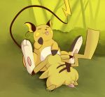  gay larvitar_(artist) male nintendo pikachu pokemon raichu yaoi 