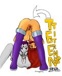  2girls raven_(dc) starfire tagme teen_titans 