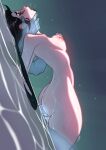  1girl 1girl aphelios_(league_of_legends) ass black_hair breasts facial_mark genderswap ghost high_resolution ilwha league_of_legends medium_breasts nipples nude sex taken_from_behind water 
