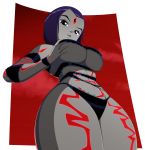  1girl big_breasts breasts cleavage dc dc_comics female_only looking_at_viewer raven_(dc) ravenravenraven teen_titans 