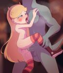  1boy 1girl blonde_hair blue_eyes breasts cheating cheating_girlfriend cum cum_in_pussy horns nipples penis penis_in_pussy sex star_butterfly star_vs_the_forces_of_evil toffee vaginal vaginal_penetration vaginal_sex 