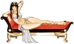 big_breasts egyptian lounge_chair lounging midriff yapi_(artist)