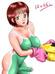 bodypaint breasts cooking erect_nipples erection forbidden_awakening futanari huge_breasts nipples nude penis