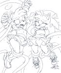  1girl amy_rose commission hedgehog rosy_the_rascal sega soina sonic tagme underwater 