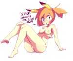  1girl diives kasumi_(pokemon) misty misty_(pokemon) nintendo nipples nude pokemon pokemon_(anime) pokemon_(game) pussy 