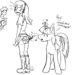  ass blush cartoonlion_(artist) earring embarrassing equine female friendship_is_magic hairband hasbro horse human humanized looking_back male my_little_pony pony printed_panties skirt spike_(mlp) surprise text twilight_sparkle_(mlp) unicorn upskirt white_background 