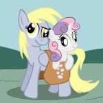 cute derpy_hooves marshmallow_ponies scrunchy_face sweetie_belle