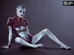 blue_skin leather madspike mass_effect morinth spread_legs