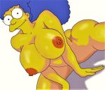  ass erect_nipples huge_breasts marge_simpson smile the_simpsons thighs 