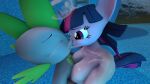  1boy 1girl anthro breasts cleavage daemont92 dragon female friendship_is_magic hasbro kissing male male/female my_little_pony nude pony source_filmmaker spike spike_(mlp) tagme twilight_sparkle twilight_sparkle_(mlp) underwater 