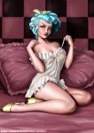  1girl aged_up breasts cozy_glow_(mlp) female female_only friendship_is_magic high_heels humanized indoors looking_at_viewer my_little_pony nightgown no_bra partially_clothed see-through see-through_clothes sitting solo transparent_clothing undressing 