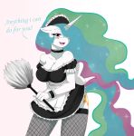 2011 alicorn breasts clothing cutie_mark equine female friendship_is_magic hair horn horse long_hair looking_at_viewer maid maid_uniform my_little_pony pony princess_celestia princess_celestia_(mlp) sssonic2