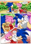  amy_rose bbmbbf comic love mobius_unleashed palcomix picnic sega sonic_(series) sonic_the_hedgehog sonic_the_hedgehog_(series) sunset text the_werehog_(comic) 