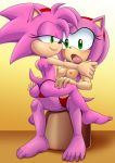  amy_rose amy_rose_(classic) bbmbbf mobius_unleashed palcomix rosy_the_rascal sega sonic_(series) sonic_the_hedgehog_(series) 