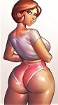  ass big_breasts crop_top helen_parr shorts the_incredibles thighs 