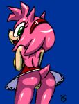  amy_rose anthro ass ass_shake bubble_butt furry gif green_eyes hairband is is_(artist) looking_back loop no_panties pink_hair pussy sega shiny shiny_skin short_hair solo sonic_*(series) sonic_the_hedgehog_(series) 