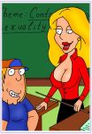  big_breasts breasts chris_griffin family_guy lana_lockhart mrs._lana_lockhart school teacher 