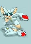  anthro bat big_breasts boots bracelet breasts furry gloves heart jewelry lipstick purple_eyes red_lipstick rouge_the_bat sega short_hair solo sonic_(series) white_hair 