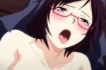  ahegao anime character_request glasses hentai series_request source_request 