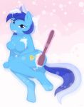 2011 blue_eyes breasts brush brushie_brushie_brushie colgate colgate_(mlp) cutie_mark equine female female_only friendship_is_magic grin hair horse looking_at_viewer my_little_pony nude pony smile tail toothbrush unicorn whitmaverick