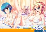  anime bathtub blue_eyes game_cg tsuyokiss yuri 