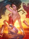 armpit artgerm ass breast dc_comics justice_league lipstick stanley_lau warrior wonder_woman
