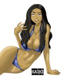  avatar:_the_last_airbender bikini breasts dark_skin katara 