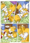  bbmbbf breasts canine comic fox genderswap miles_&quot;tails&quot;_prower millie_tailsko mobius_unleashed nipples palcomix penis pussy sega sex sonic_(series) sonic_the_hedgehog_(series) tails_study 