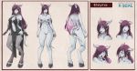  breasts cum cum_on_face draenei eleyna hooves horns purple_hair stockings tail world_of_warcraft 