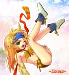 bikini final_fantasy final_fantasy_x hentai legs_up rikku rvuck_(artist)