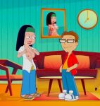  american_dad before_sex breasts brother_and_sister erect_nipples glasses hayley_smith steve_smith 