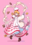  1girl chef_hat clothed dress frosting innuendo nintendo princess_peach questionable saiwoproject super_mario_bros unintentional_innuendo 