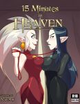 15_minutes_in_heaven_(the_owl_house)_(comic) 1futa 1girl 1girl1futa bondage cover_page disney disney_channel disney_xd earring eda_clawthorne fully_clothed futanari leash leash_pull lilith_clawthorne long_hair nsfani pointy_ears siblings smooth_skin squished_breasts symmetrical_docking the_owl_house